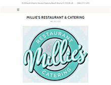 Tablet Screenshot of milliesrestaurant.com